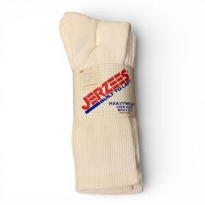 Vintage‎ Deadstock Jerzees USA Made Heavyweight Crew Socks Men 10-13